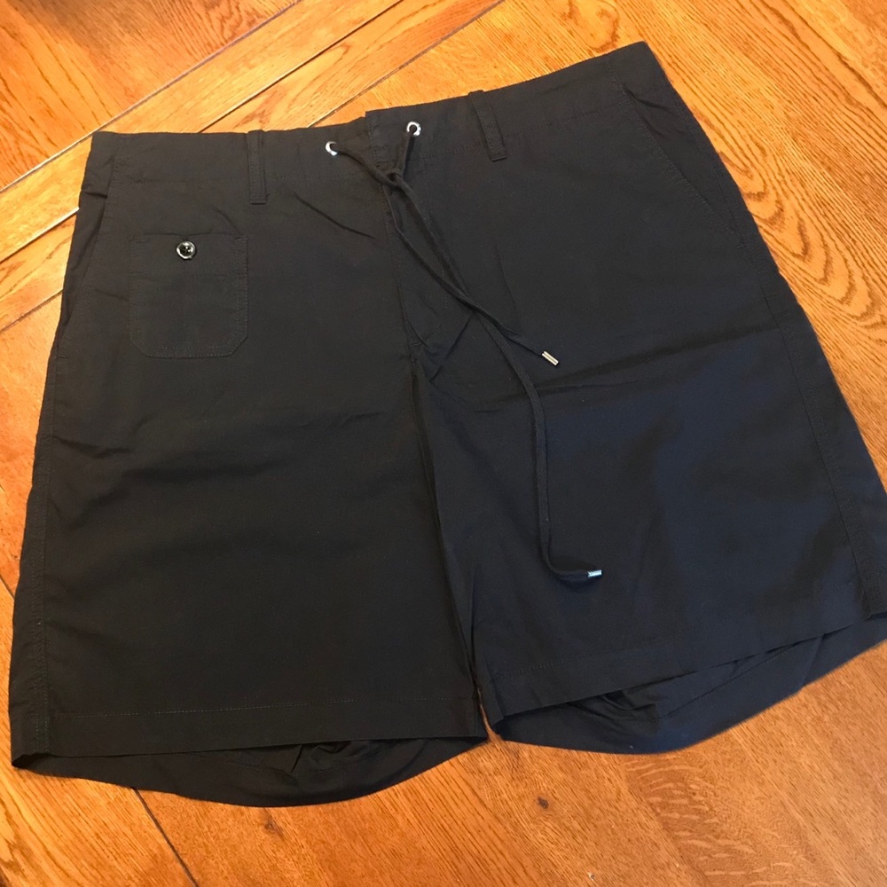 Ralph Lauren Black Drawstring Shorts